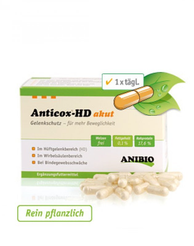 ANIBIO Anticox-HD akut 50 Kapseln Gelenkschutz