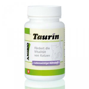 Taurine Anibio 130 gr. Increases the vitality of the cat.